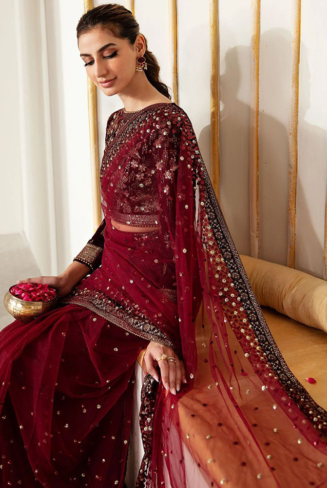 Body & Sleeves: Velvet Trouser: SATIN SILK