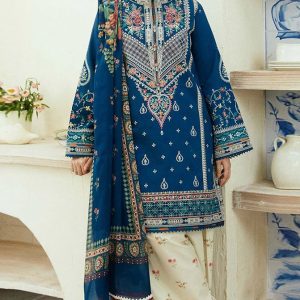 Front Heavy Embroidered ◾Sleeves Heavy Embroidered ◾Heavy Embroidered Trouser (Premium Quality) ◾With Digital Printed Shawl 💯Percent Pure Dhanak Guaranteed