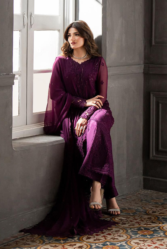 Heavy Front Mehsori fabric Embroidered  body with  hand work adda work  Complete net frock with Silk  trouser